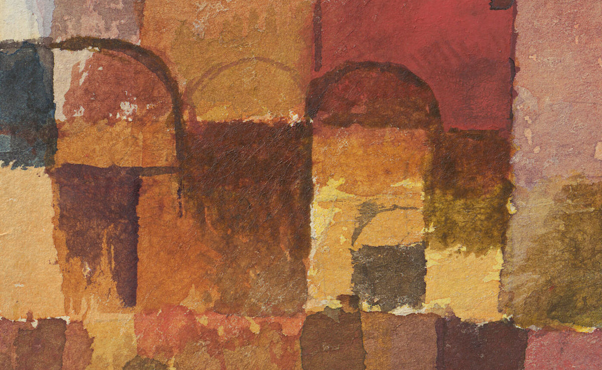 Detail 4: Arches across the middle of the city in Red and White Domes